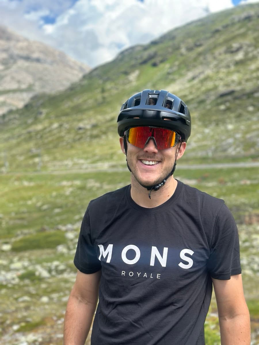 Nico auf einer Mountainbike-Tour