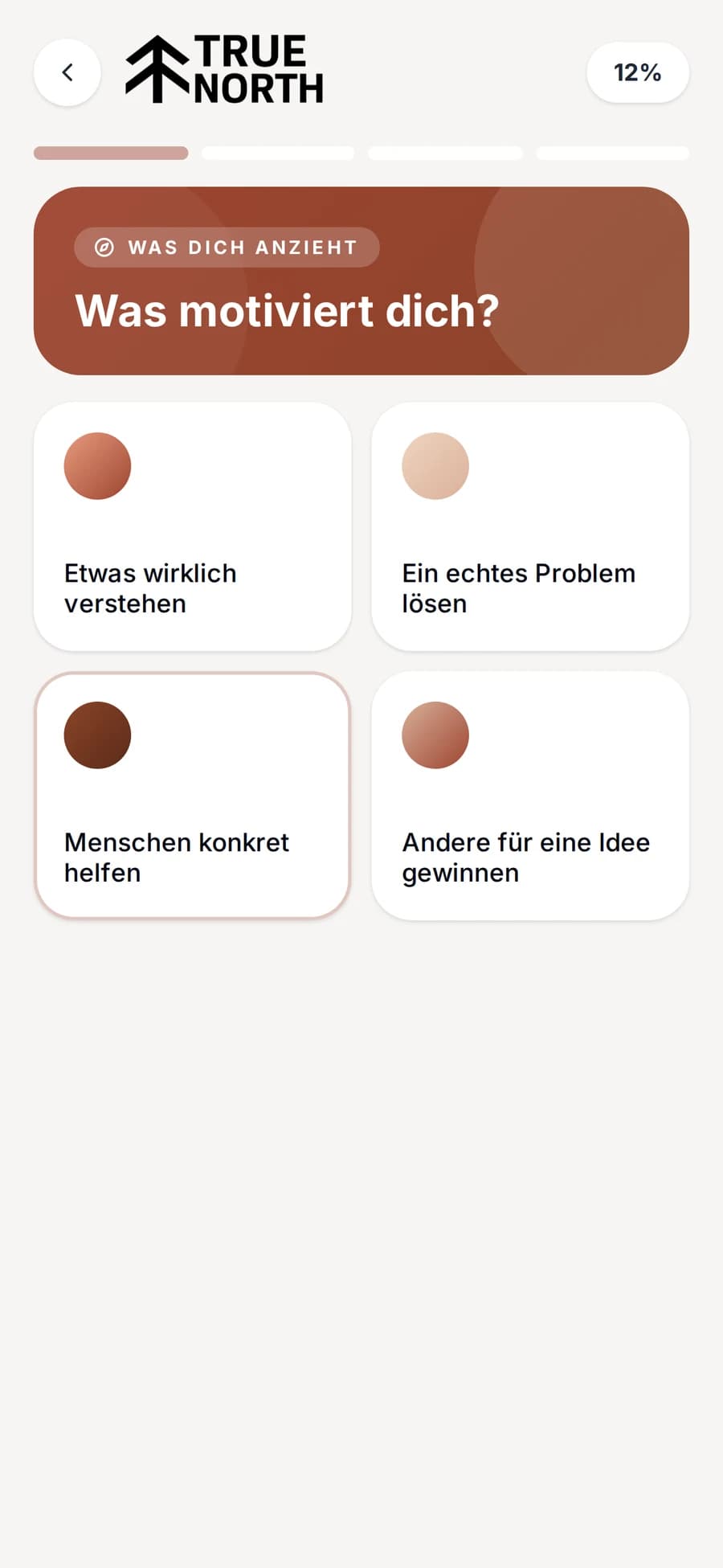 True North Frage: Was motiviert dich?